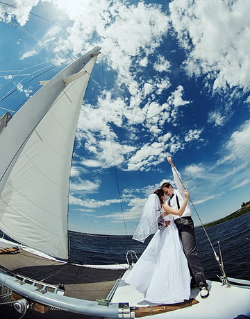 проведение свадьбы на яхте
