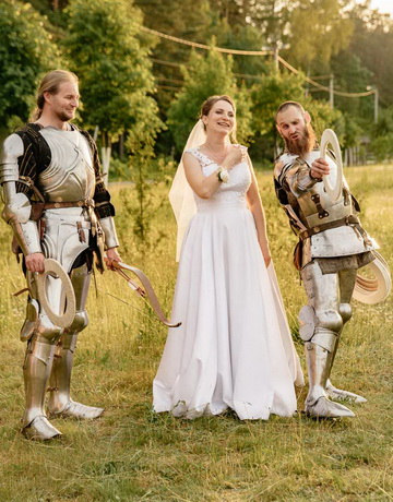 свадьба с рыцарями