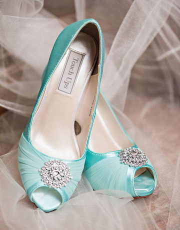туфли невесты в стиле Тиффани